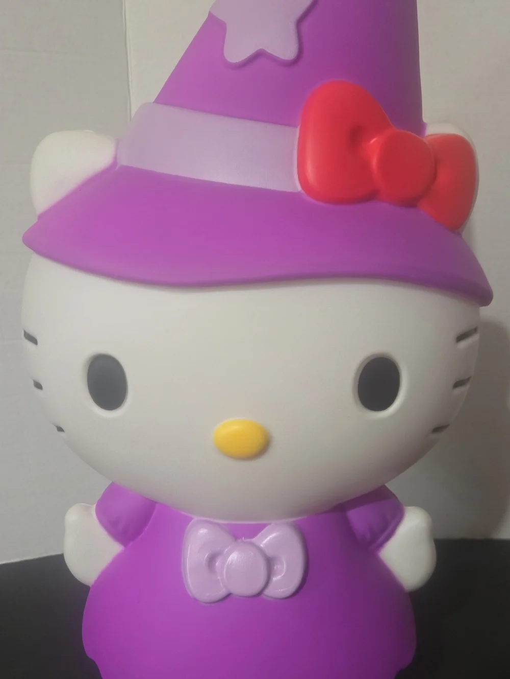 Hello Kitty Blow Mold Witch Halloween Lighted Yard Decor Sculpture 22” Plug-in